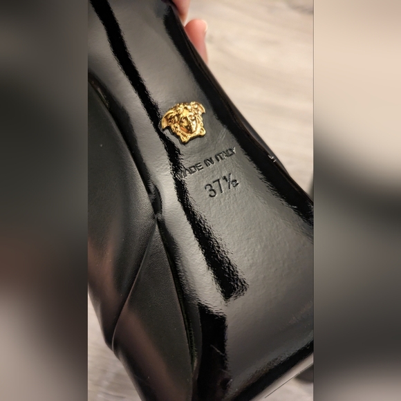 Versace Mule platforms Nero-Oro 2023 Collection - Picture 4 of 5